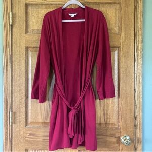 Charter Club Intimates Red Robe Large